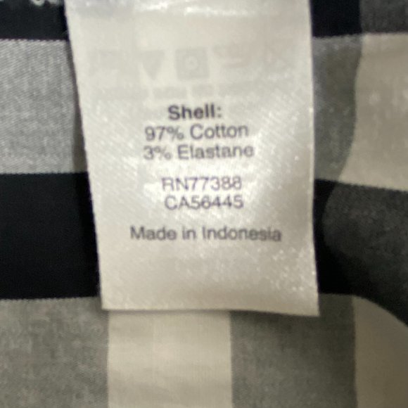 J. Crew Gingham Ruffle Sleeve V Neck Midi Shift Dress Black White Size XS - Picture 11 of 12